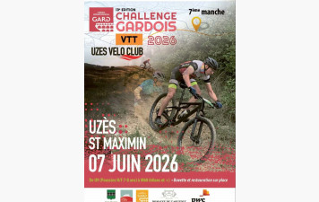 Challenge Gardois 7 Juin 2026 7ème manche Uzes